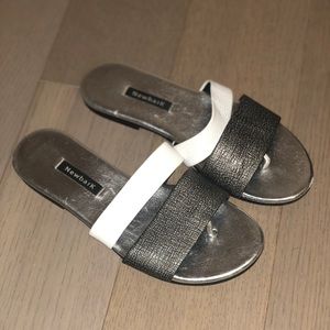 Grey and white newbark flats